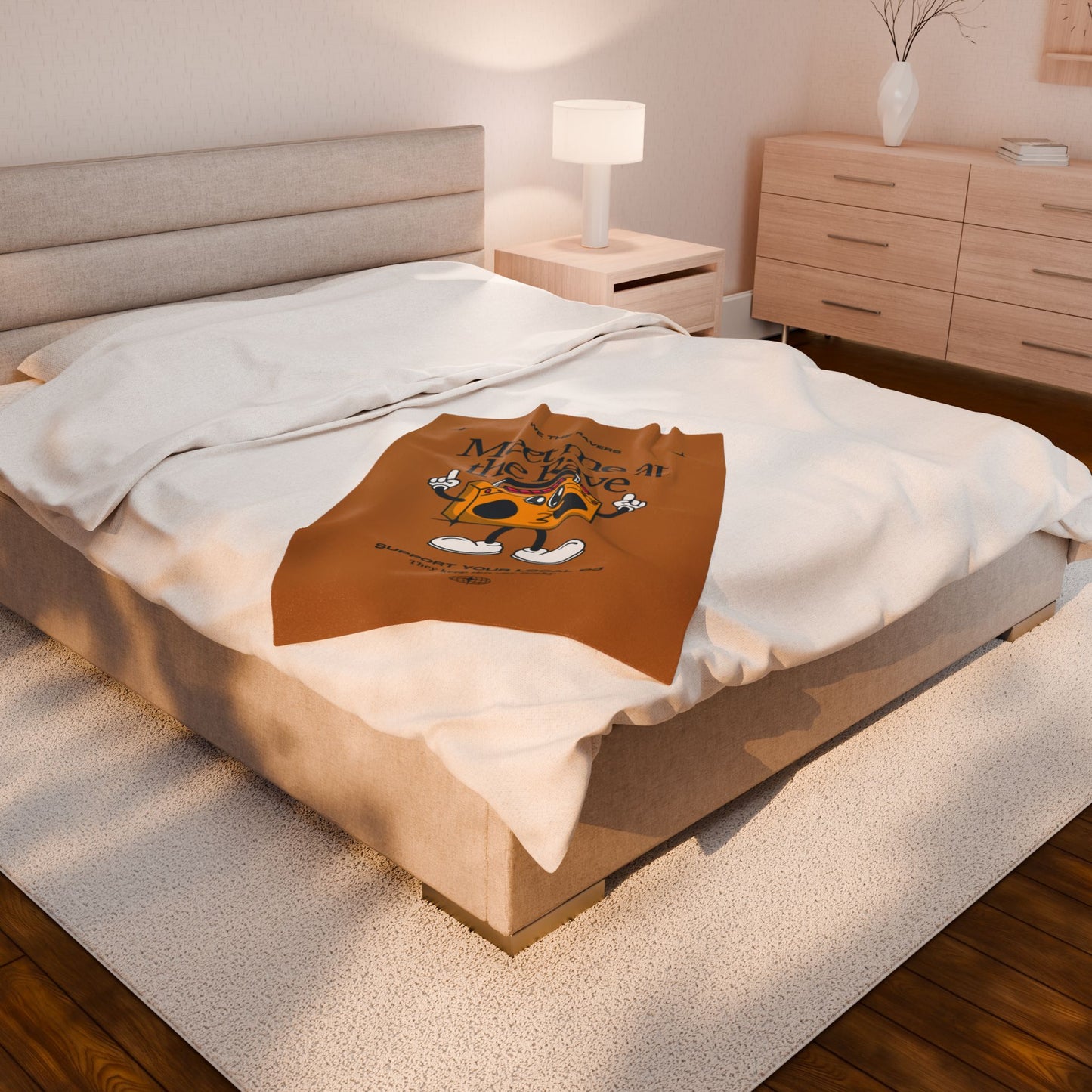 Funky DJ - Velveteen Plush Blanket