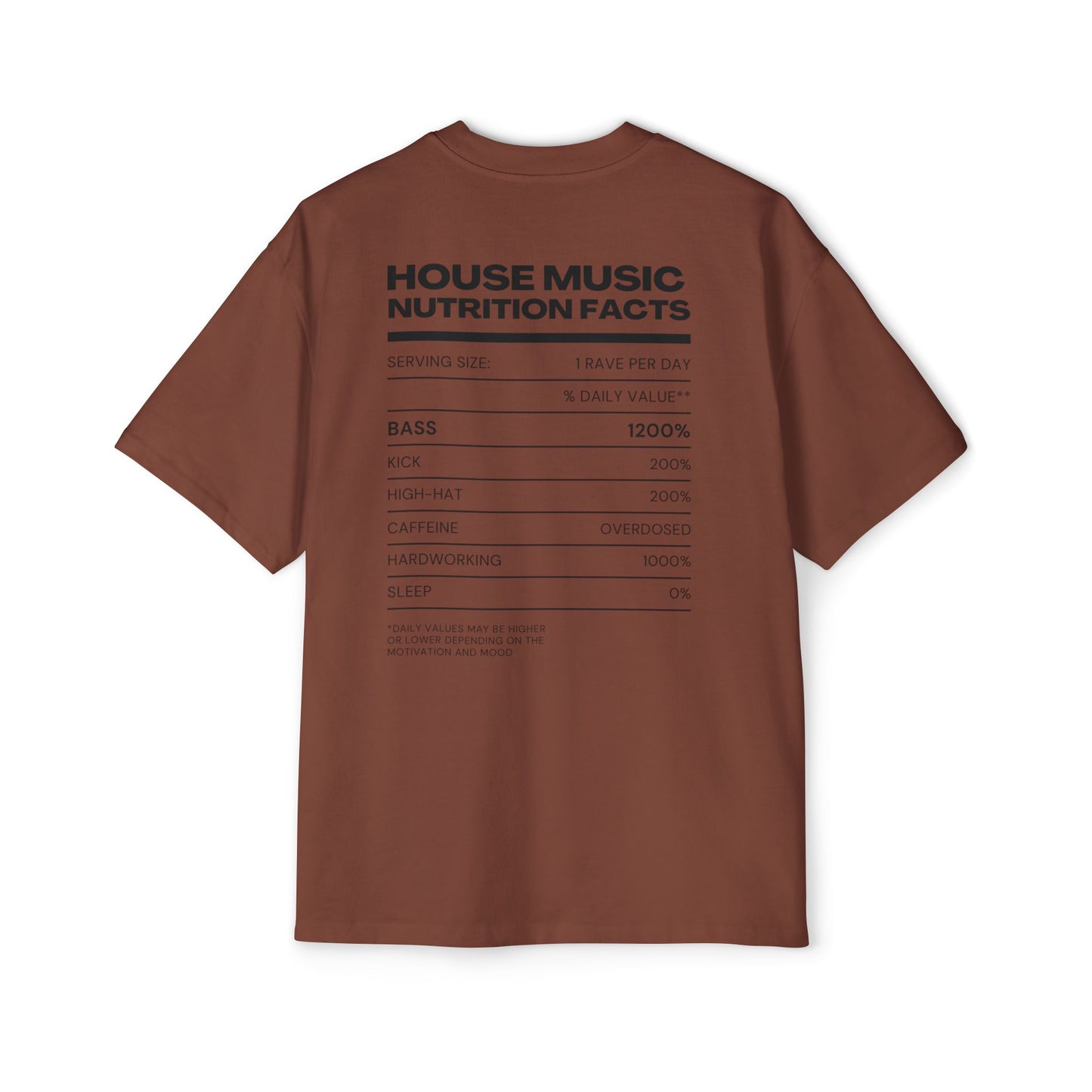 Nutritional - Heavy Oversized Tee