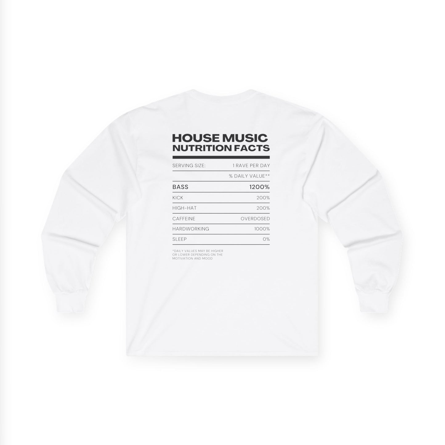 Nutritional - Cotton Long Sleeve