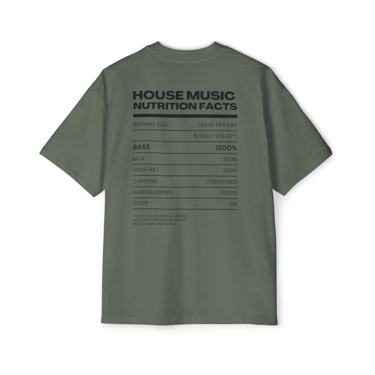 Nutritional - Heavy Oversized Tee