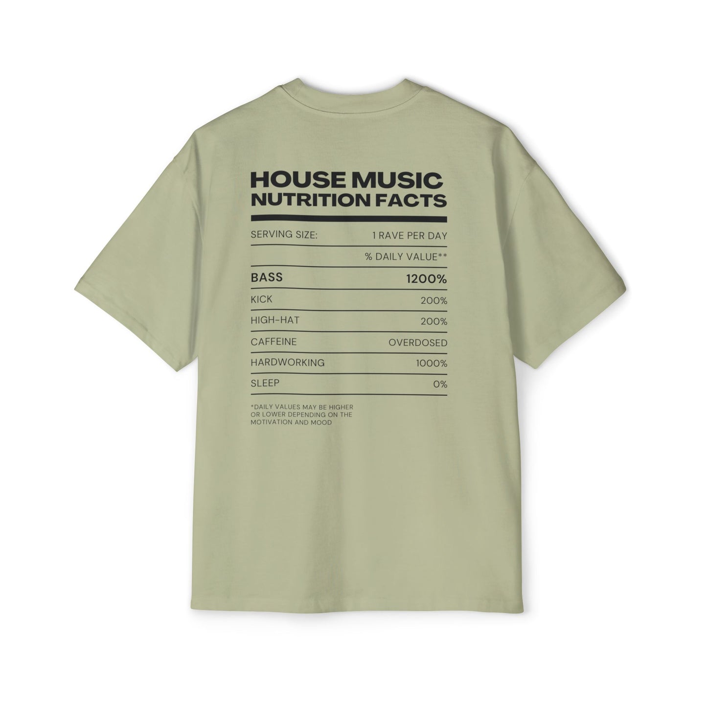 Nutritional - Heavy Oversized Tee
