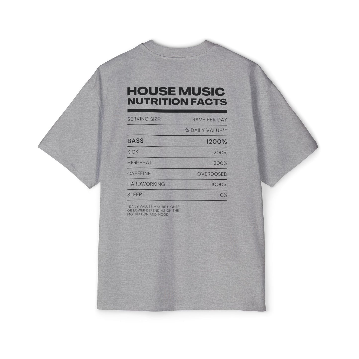 Nutritional - Heavy Oversized Tee