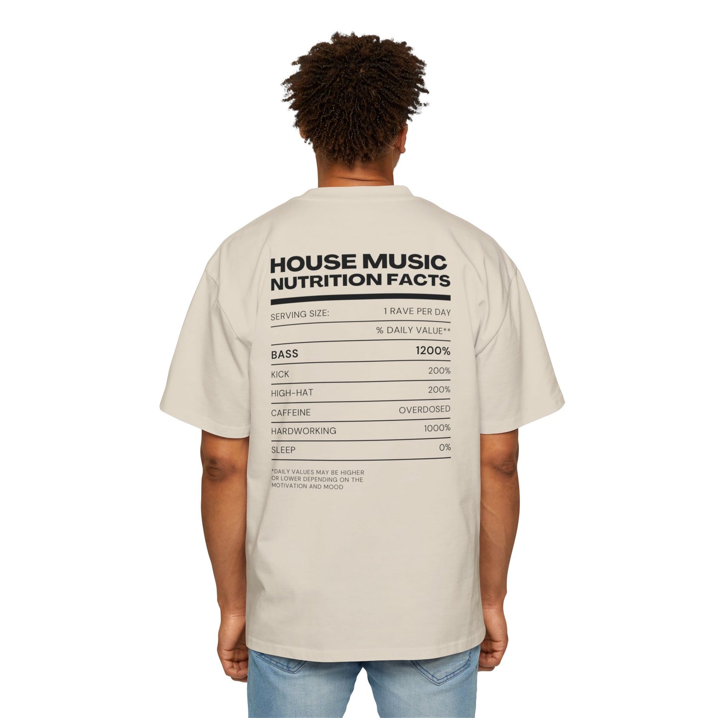 Nutritional - Heavy Oversized Tee