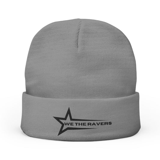 Light Embroidered Knit Beanie