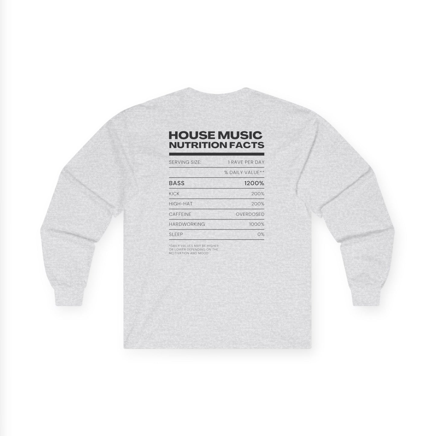 Nutritional - Cotton Long Sleeve