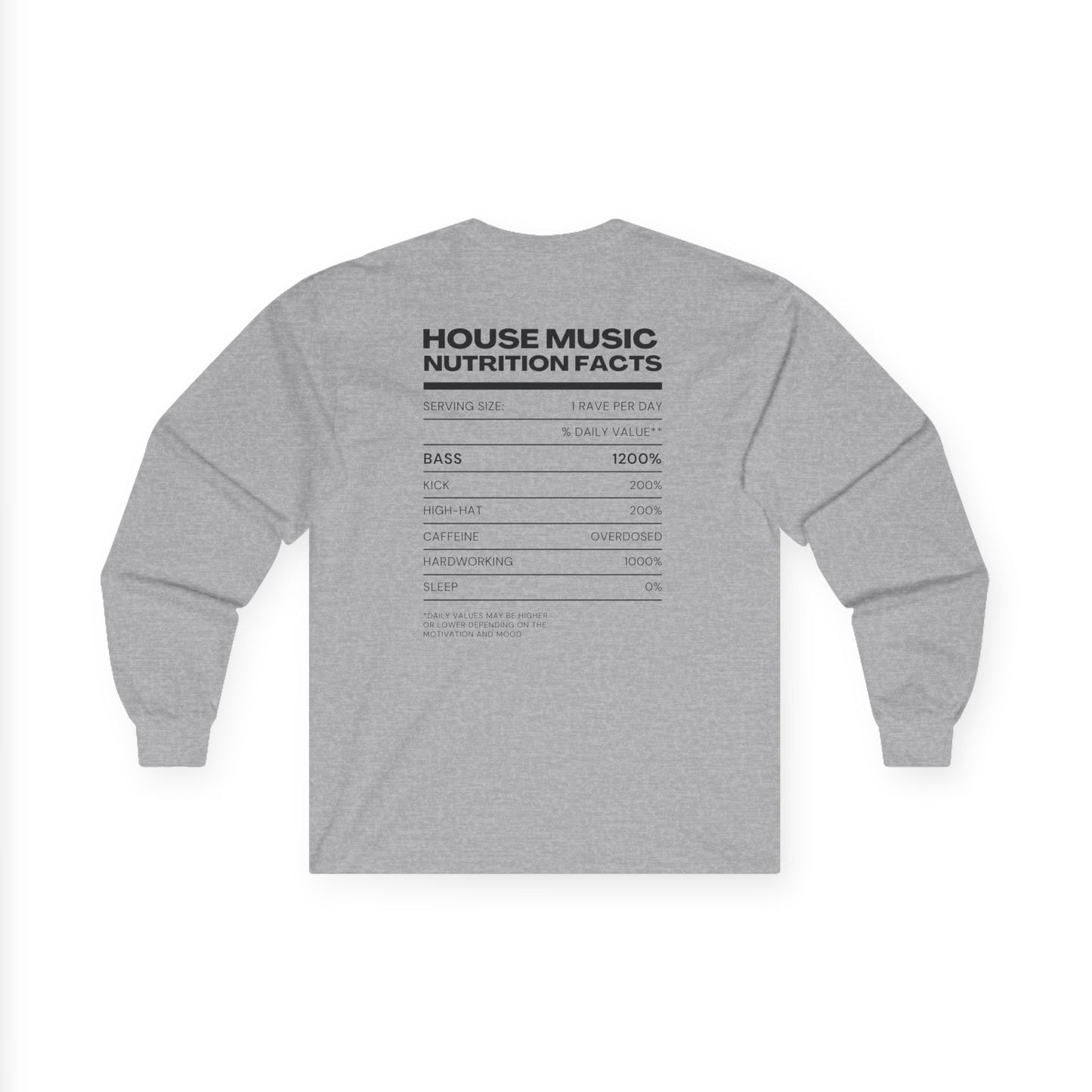 Nutritional - Cotton Long Sleeve