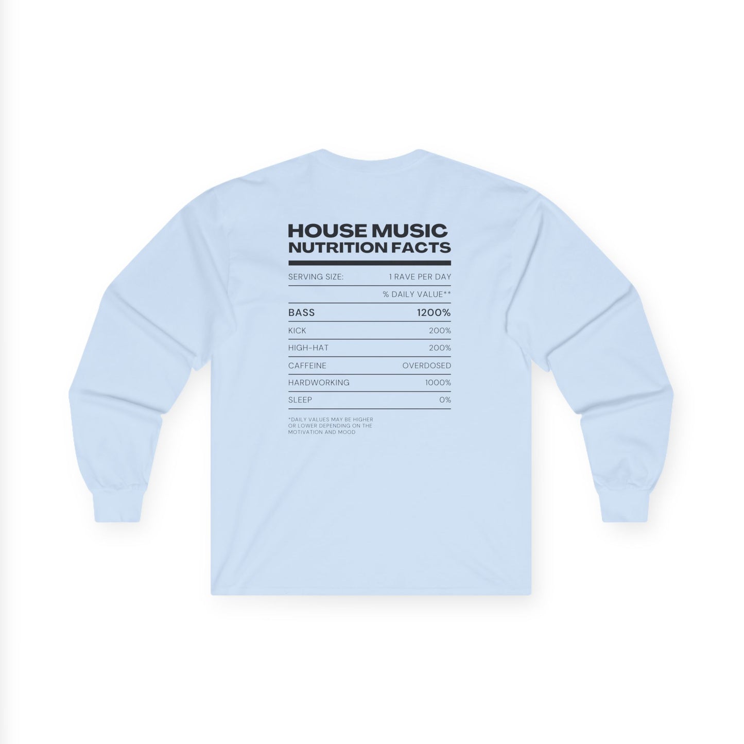 Nutritional - Cotton Long Sleeve