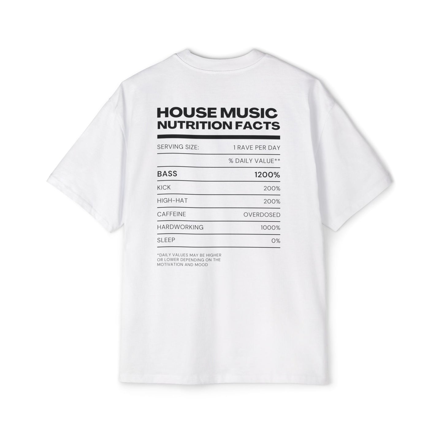 Nutritional - Heavy Oversized Tee