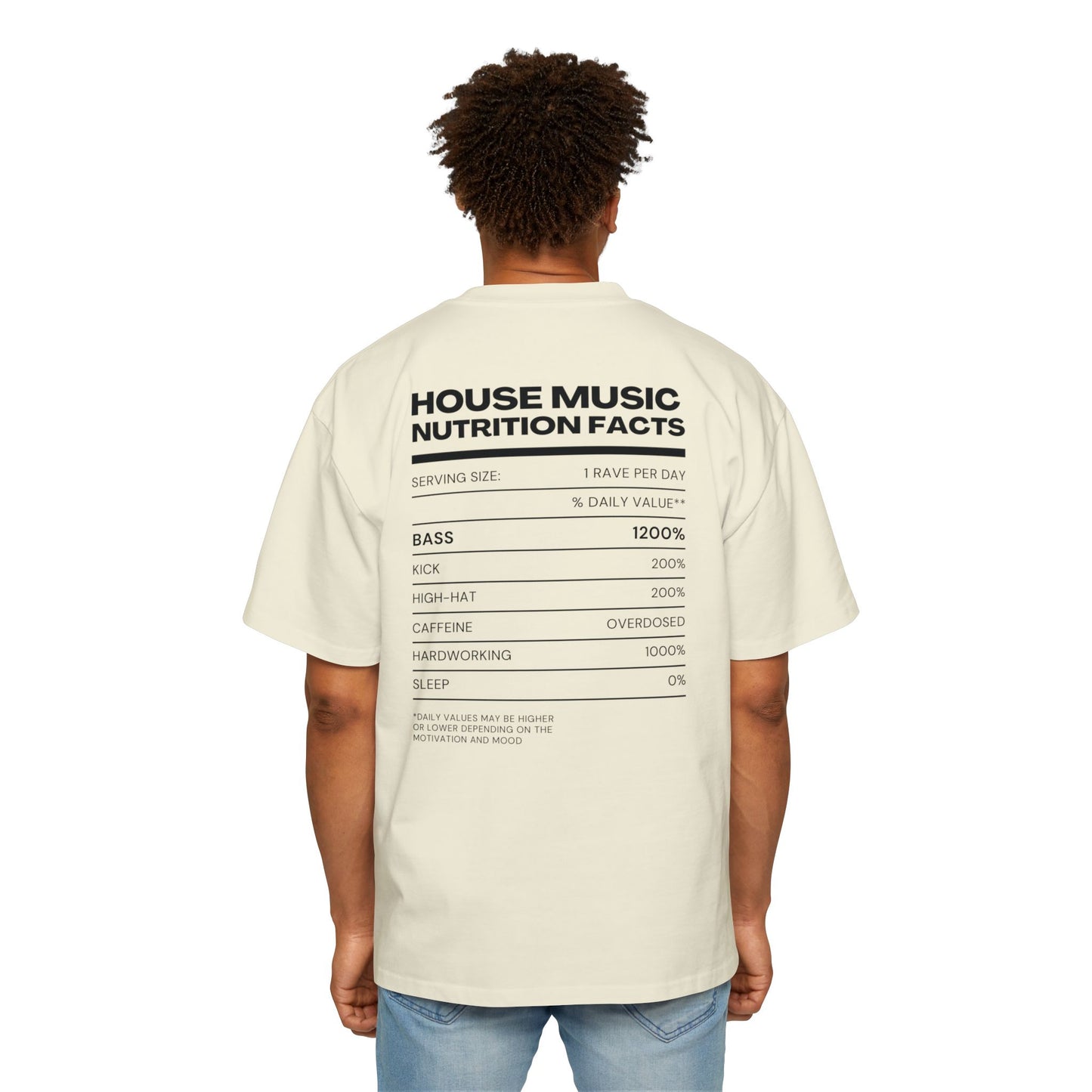 Nutritional - Heavy Oversized Tee