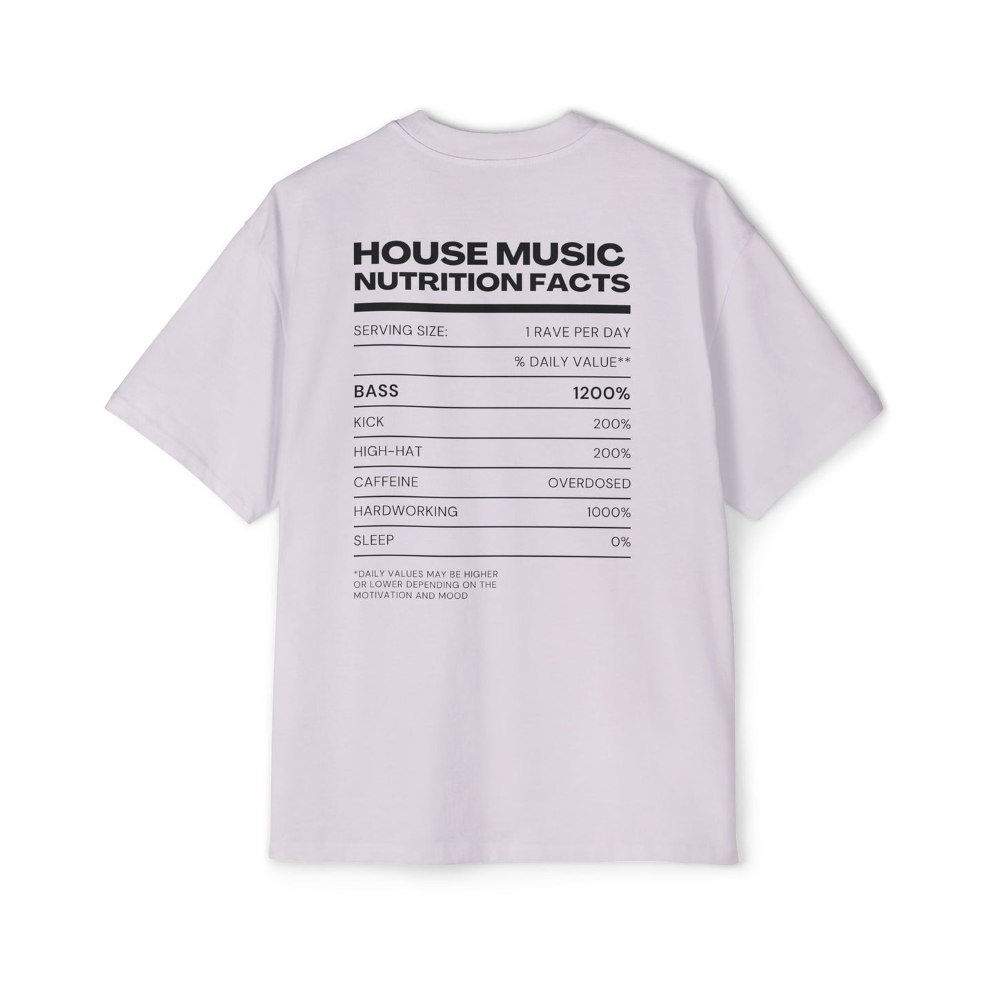 Nutritional - Heavy Oversized Tee